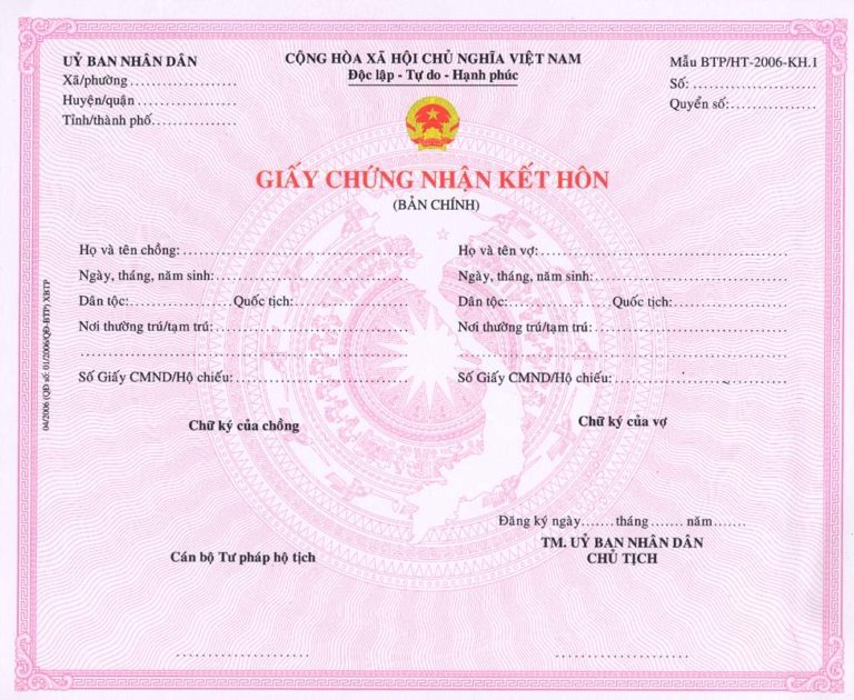 Thủ tục đăng ký kết hôn theo quy định mới nhất năm 2026