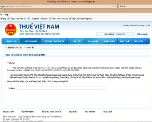 Kê khai thuế qua mạng thực hiện như thế nào?