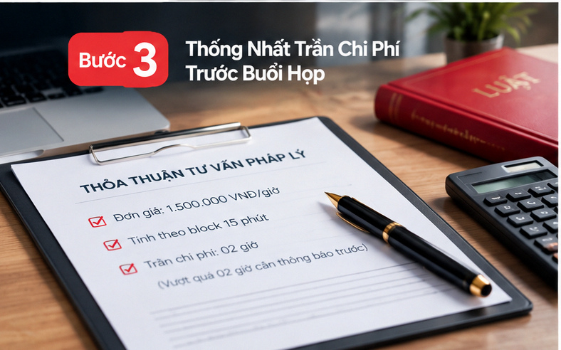 Bước 3: Thống Nhất Trần Chi Phí Trước Buổi Họp
