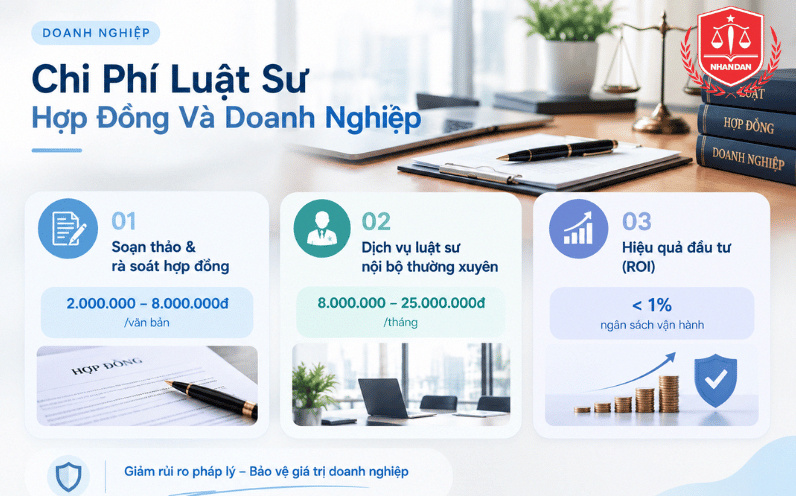 Tổng quan chi phí và hiệu quả đầu tư dịch vụ pháp lý cho doanh nghiệp. 