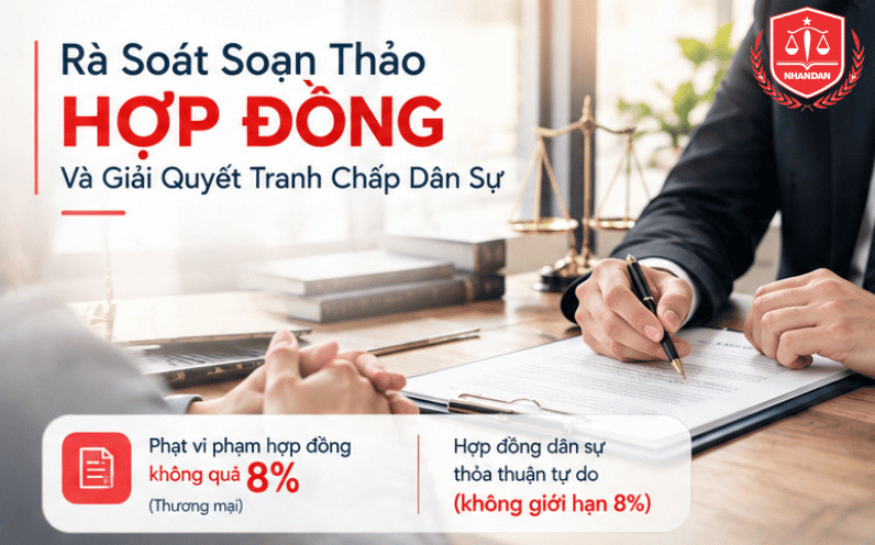 Dịch Vụ Luật Sư Tư Vấn Pháp Lý Cho Cá Nhân Và Doanh Nghiệp 6 Luật sư tư vấn pháp lý hỗ trợ rà soát soạn thảo hợp đồng và giải quyết tranh chấp dân sự