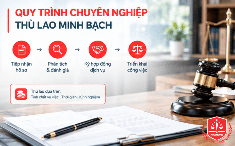 Dịch Vụ Luật Sư Tư Vấn Pháp Lý Cho Cá Nhân Và Doanh Nghiệp 9 Quy trình làm việc và căn cứ tính thù lao cho luật sư