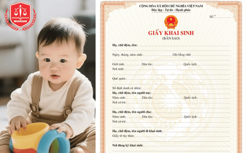 Thủ tục xin cấp bản sao giấy khai sinh của con