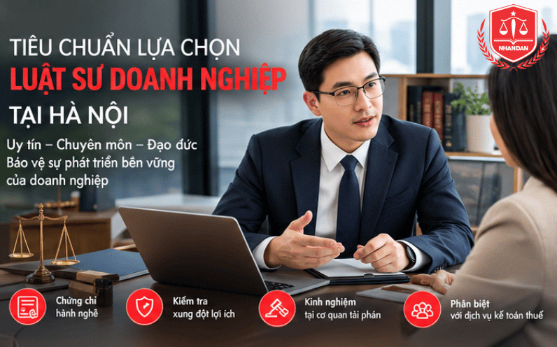 Dịch Vụ Thuê Luật Sư Doanh Nghiệp Tại Hà Nội Uy Tín 2 Các tiêu chuẩn cốt lõi khi lựa chọn dịch vụ luật sư doanh nghiệp tại Hà Nội
