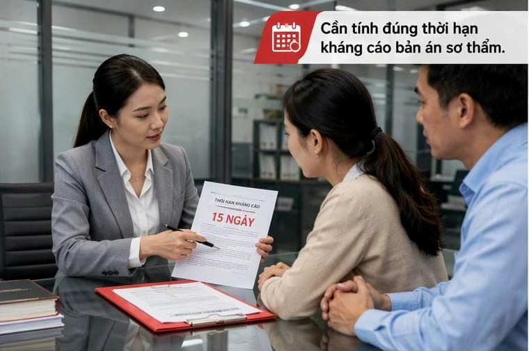 Bản Án Hoặc Quyết Định Ly Hôn Có Hiệu Lực Khi Nào Theo Luật? 3 Đương sự cần đối chiếu kỹ thời hạn kháng cáo sơ thẩm trước khi bản án có hiệu lực.
