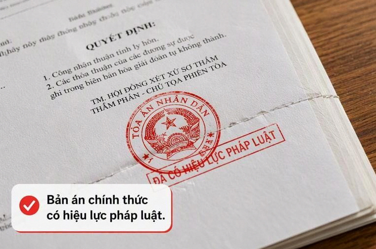 Bản Án Hoặc Quyết Định Ly Hôn Có Hiệu Lực Khi Nào Theo Luật? 5 Con dấu xác nhận hiệu lực pháp luật trên bản án là chìa khóa để thực hiện các giao dịch tiếp theo.(Ảnh minh họa)