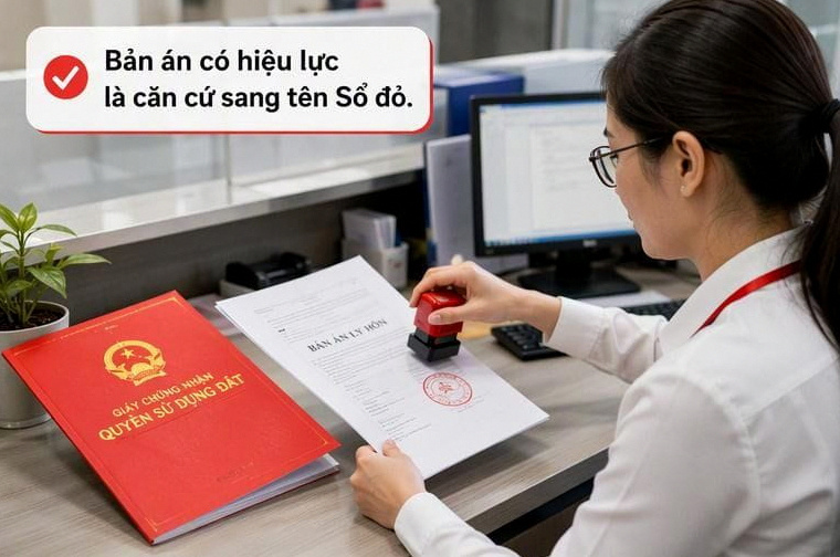 Bản Án Hoặc Quyết Định Ly Hôn Có Hiệu Lực Khi Nào Theo Luật? 9 Cơ quan đăng ký đất đai yêu cầu bản án ly hôn phải có xác nhận hiệu lực để sang tên.(Ảnh minh họa)