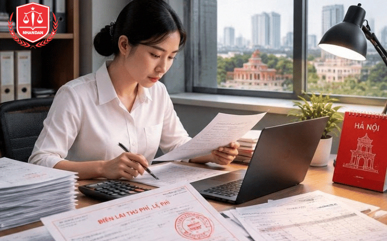 Kế toán doanh nghiệp rà soát chi tiết các khoản phí nhà nước bắt buộc khi nộp đơn đăng ký nhãn hiệu (Ảnh mang tính chất minh họa)