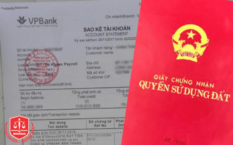 Một số chứng cứ chứng minh nguồn gốc tài sản.