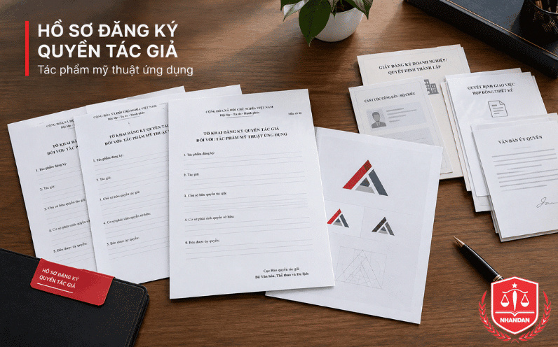Hồ sơ đăng ký quyền tác giả (ảnh chỉ mang tính chất minh họa)