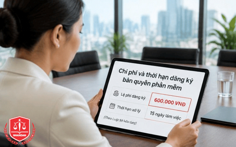 Biểu phí cố định và thời hạn thẩm định 15 ngày làm việc là cơ sở để doanh nghiệp lên kế hoạch đăng ký bản quyền hiệu quả. (Ảnh minh họa)