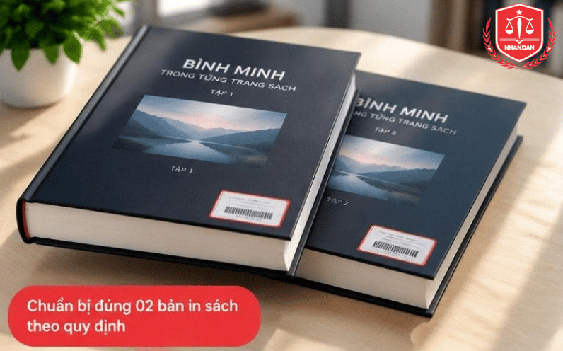 Bản thảo sách cần được đóng quyển hoàn chỉnh đúng quy định pháp luật. (Ảnh minh họa)