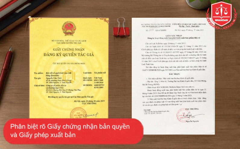 Tác giả cần hiểu rõ sự khác biệt giữa bảo hộ bản quyền và giấy phép xuất bản. (Ảnh mang tính chất minh họa)