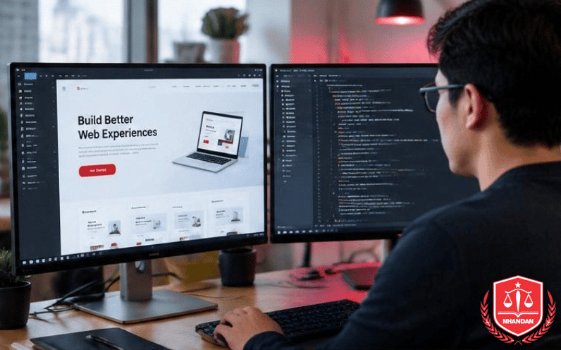 Đăng ký song song giao diện và mã nguồn để bảo vệ tối đa website.