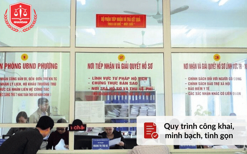 Quy trình cấp lại sổ đỏ được chuẩn hóa giúp giảm bớt gánh nặng hành chính cho người dân.