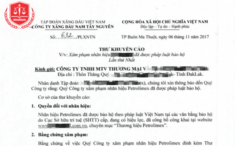 Dịch Vụ Giải Quyết Tranh Chấp Nhãn Hiệu Uy Tín Và Hiệu Quả 5 Thư khuyến cáo là giải pháp tiền tố tụng hiệu quả giúp chấm dứt vi phạm nhanh chóng (Mẫu thư khuyến cáo).