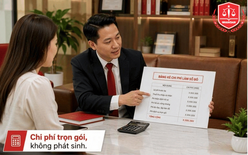 Dịch Vụ Làm Sổ Đỏ Trọn Gói Tại Hà Nội Nhanh Chóng Đúng Luật 7 Bảng chi phí dịch vụ và nghĩa vụ tài chính nhà nước được thông báo minh bạch từ đầu.