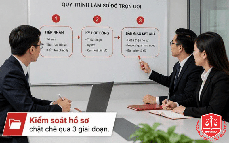 Dịch Vụ Làm Sổ Đỏ Trọn Gói Tại Hà Nội Nhanh Chóng Đúng Luật 9 Quy trình kiểm soát hồ sơ khép kín qua 3 giai đoạn bảo đảm tiến độ và sự minh bạch.