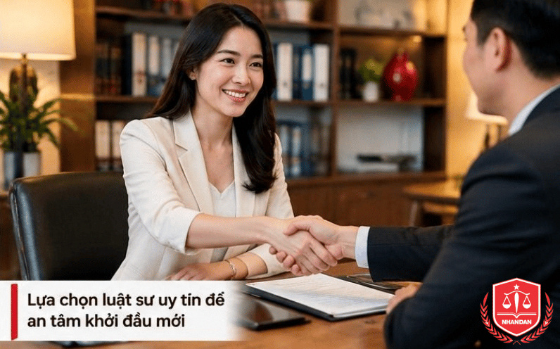 Đội ngũ luật sư tận tâm luôn đồng hành cùng thân chủ vượt qua khó khăn, mở ra chặng đường đời bình an mới.