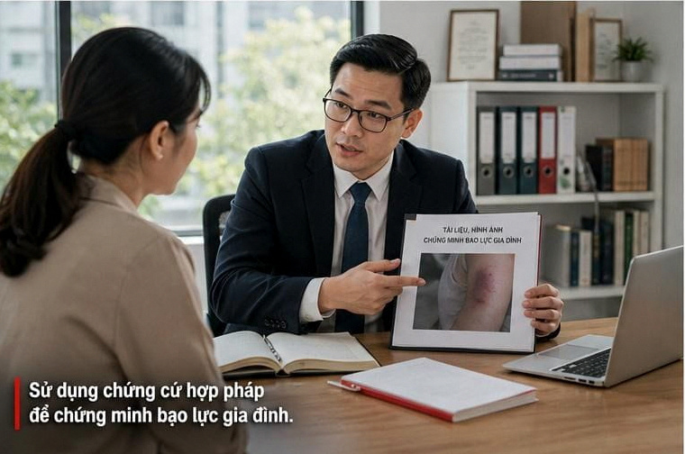 Việc chuẩn bị đầy đủ chứng cứ bạo lực gia đình là cơ sở quan trọng để Tòa án chấp thuận ly hôn.