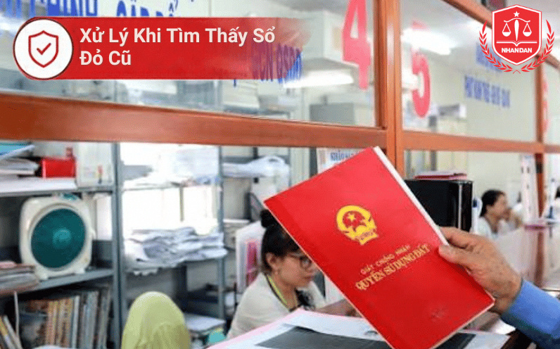 Nộp lại giấy chứng nhận cũ cho Văn phòng đăng ký đất đai khi tìm lại được để làm thủ tục tiêu hủy.