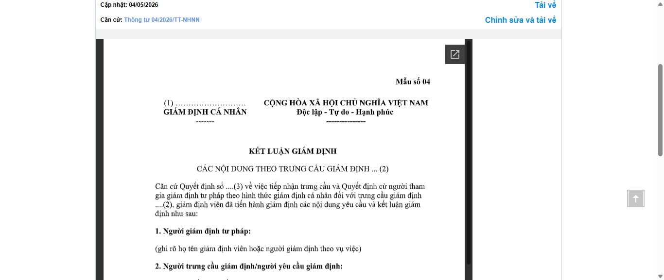 Hình ảnh xem trước Mẫu Sao Kê Khoản Vay Về Hoạt Động Bảo Hiểm Tiền Gửi