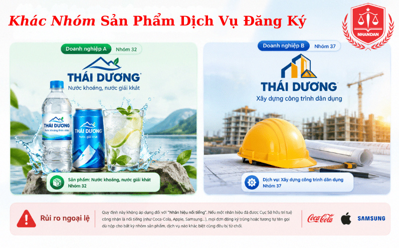 Nhãn Hiệu Bị Trùng Có Đăng Ký Được Không Và Giải Pháp Xử Lý Theo Luật 3 Sự khác biệt về nhóm ngành sản phẩm giúp nhãn hiệu trùng tên tránh được khả năng gây nhầm lẫn (Ảnh minh họa).