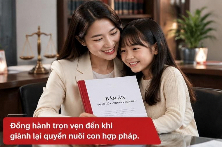 Phí Luật Sư Giải Quyết Tranh Chấp Quyền Nuôi Con Cập Nhật 2026 9 Bàn giao kết quả bản án thắng lợi, hoàn thành trọn vẹn sứ mệnh bảo vệ quyền lợi cho thân chủ.(Ảnh minh họa)