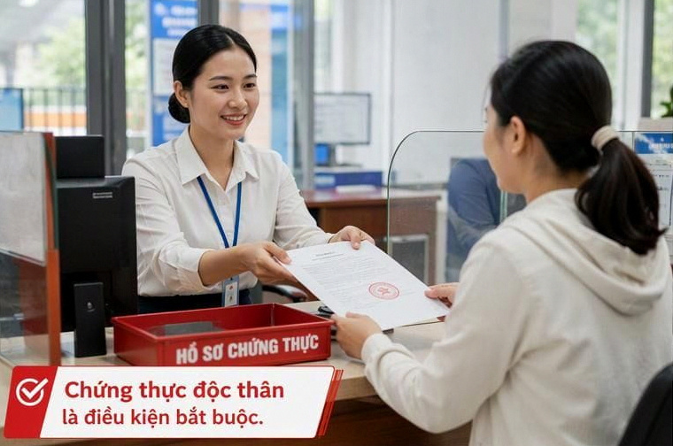 Công dân bắt buộc phải cung cấp Giấy xác nhận tình trạng hôn nhân ghi nhận rõ lịch sử ly hôn trước khi kết hôn mới.(Ảnh minh họa)