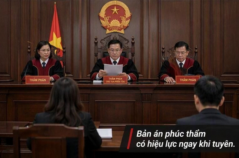 Thời Điểm Quan Hệ Hôn Nhân Chấm Dứt Theo Pháp Luật Hiện Hành 5 Bản án phúc thẩm có hiệu lực pháp luật kể từ ngày tuyên án, chấm dứt hoàn toàn quan hệ hôn nhân.(Ảnh minh họa)